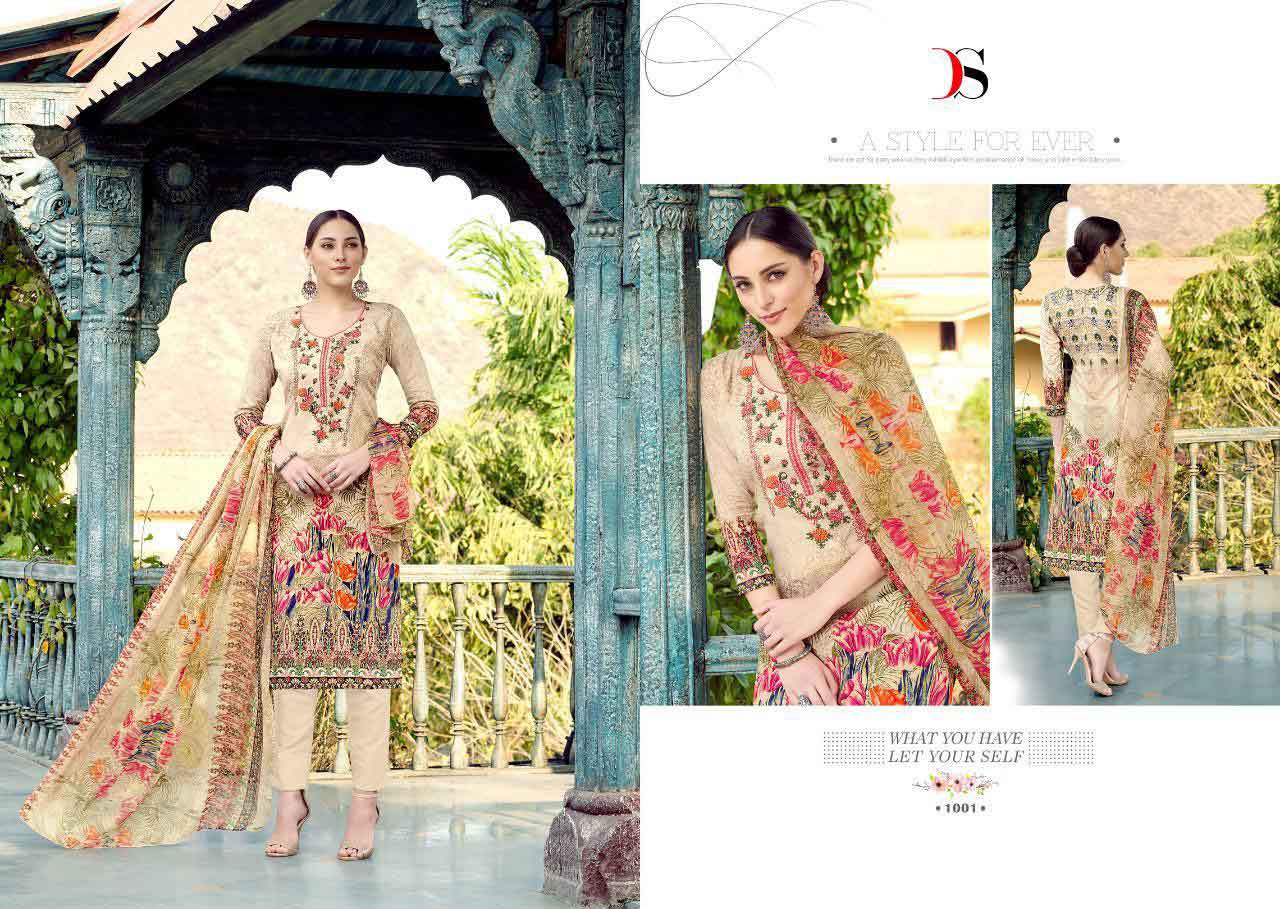 Florent Vol 20 By Deepsy Cotton Printed Embroidery Dress Material Florent Vol 20 By Deepsy Cotton Printed Embroidery Dress Material